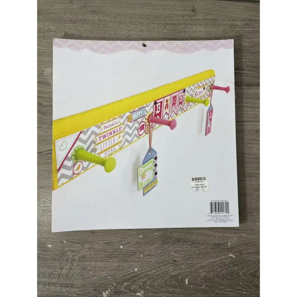 DCWV Baby Girl Scrapbooking paper #PS-005-00294